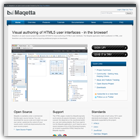 Maqetta - Visual authoring of HTML5 user interfaces in the browser!
